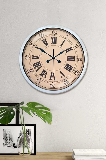 40 Cm Eskitme Metal Duvar Saati