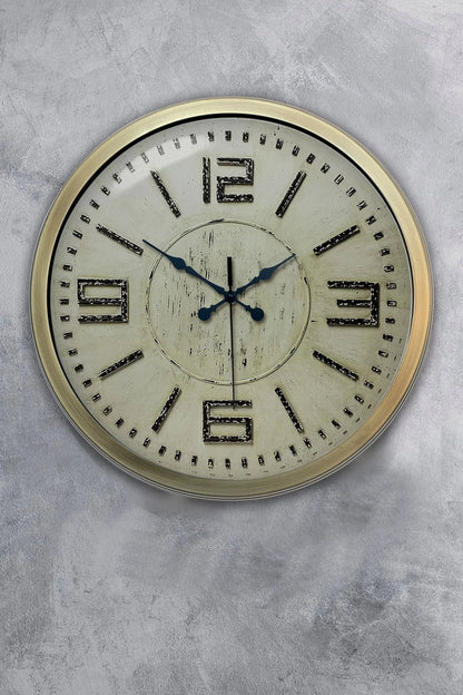 40 Cm Eskitme Metal Duvar Saati