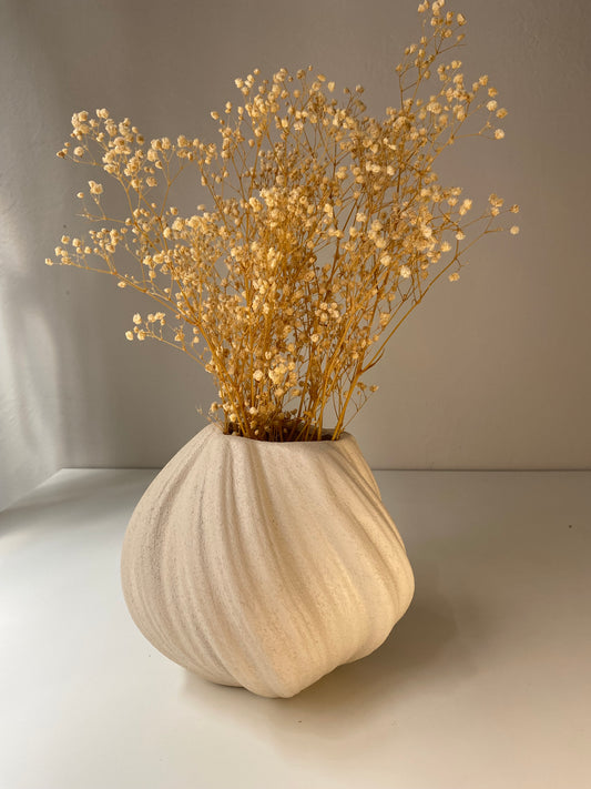 Seramik Kıvrımlı Vazo